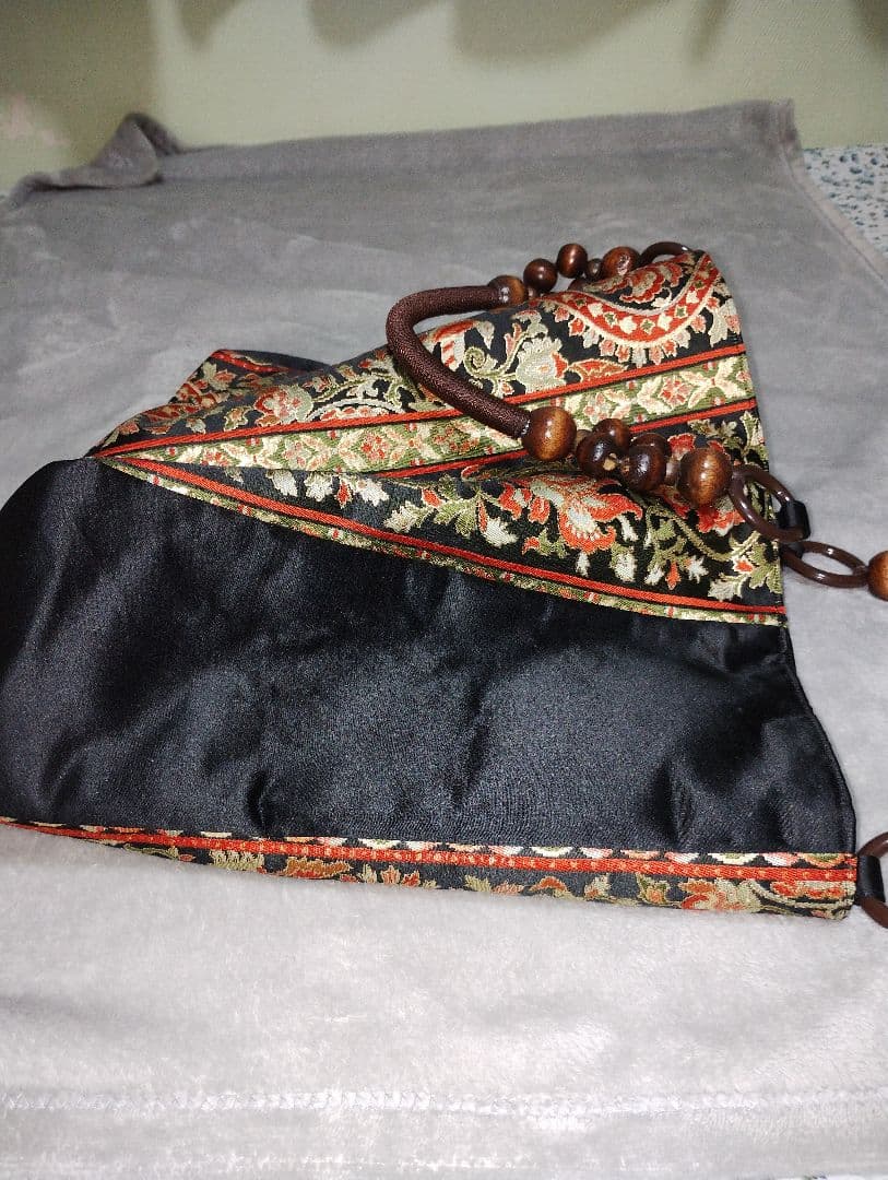 帯リメイクトートバッグ肩がけ