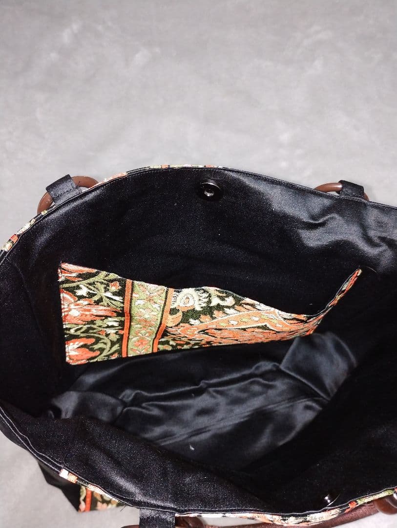 帯リメイクトートバッグ肩がけ