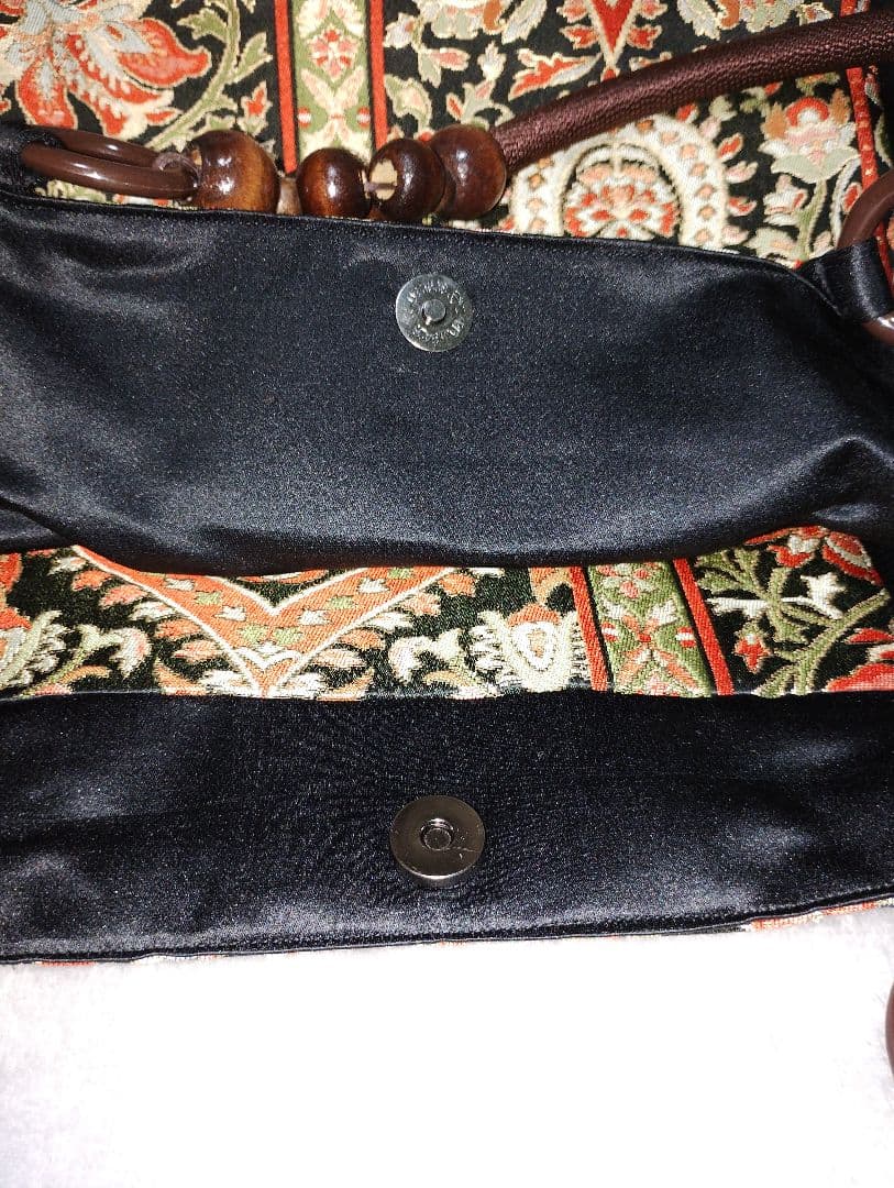 帯リメイクトートバッグ肩がけ