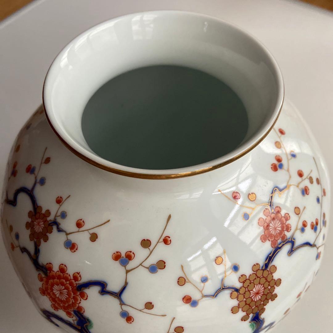 蔵出し！昭和レトロ・アンティーク【　宮内庁御用達　深川製磁　面取12花生　】