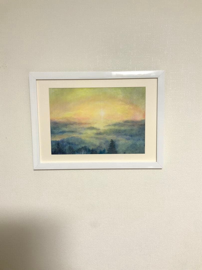 絵画　雲海8 原画　額なし　A4サイズ