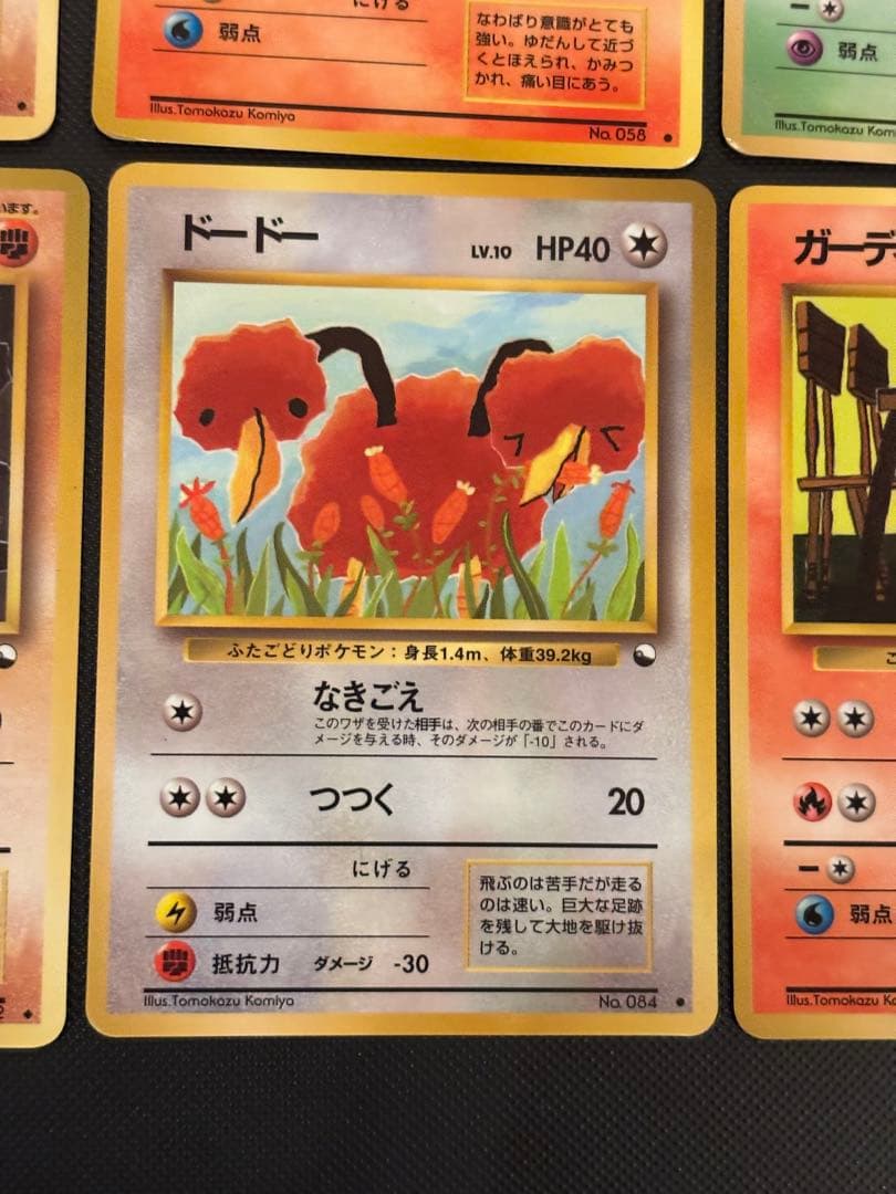 旧裏　準美品　こみやトモカズ　ガーディ　サイドン　ドガース　ドードー　拡張シート