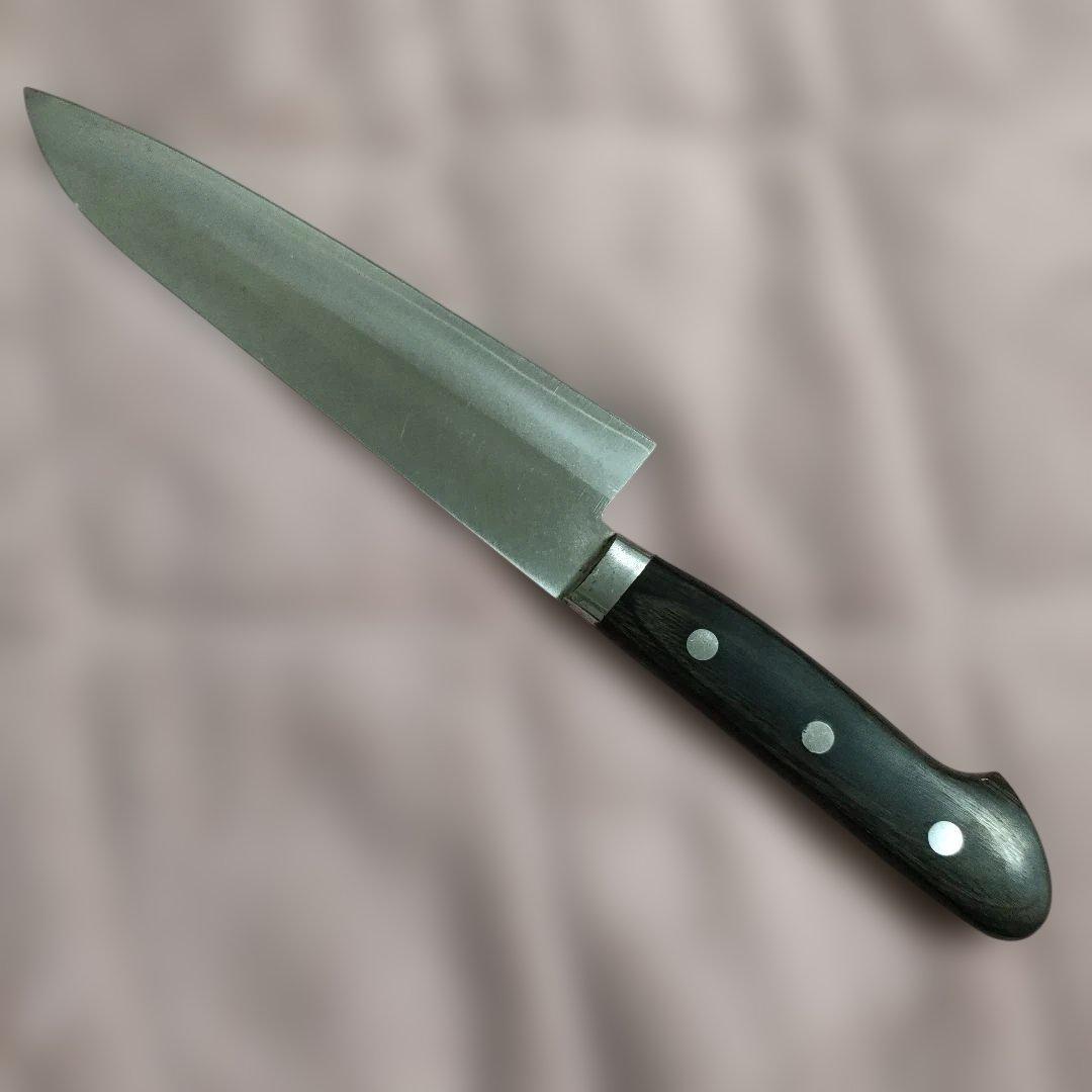 有次　日本製 牛刀 18cm　モリブデンゴールド鋼