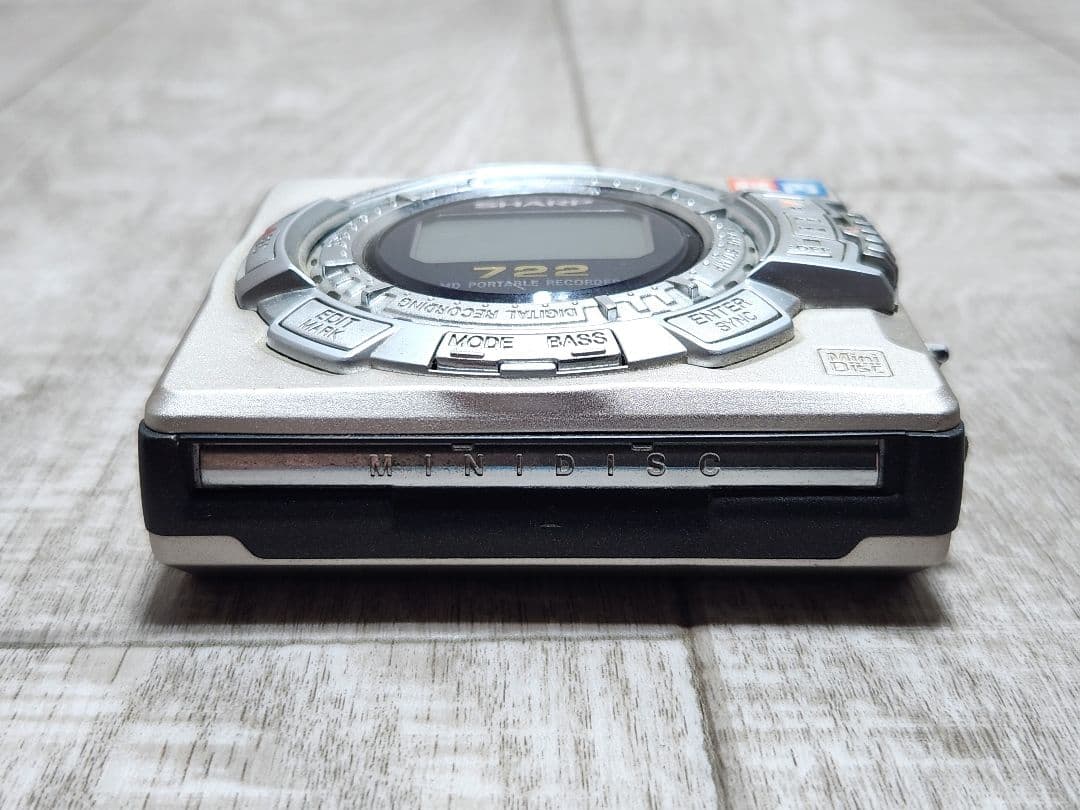 ジャンク SHARP 722 ポータブル MDプレーヤー