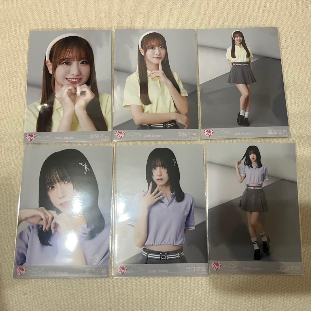 ＝LOVE イコラブ　生写真　個別ポロシャツ　フルコンプ