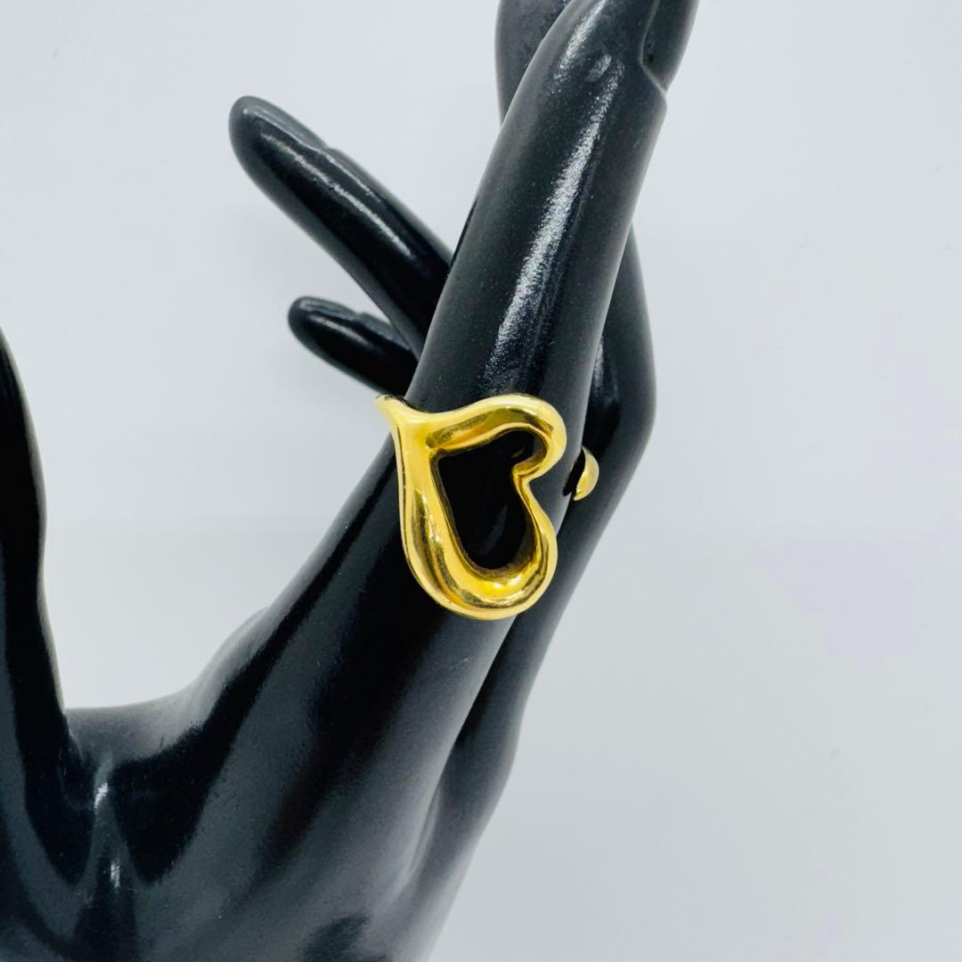 ✨✨Tiffany& Co.✨ティファニー✨K18✨オープンハート✨リング✨