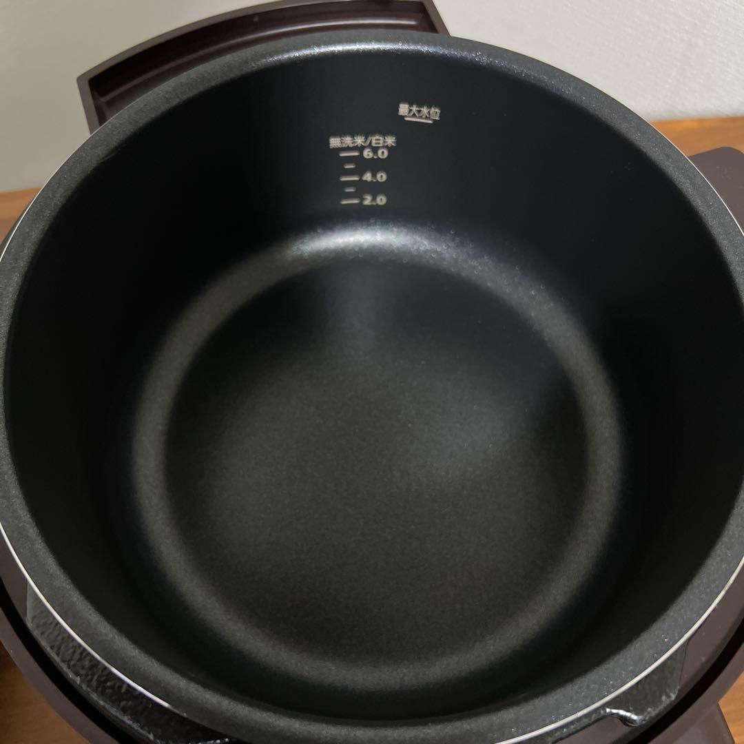 【美品】アイリスオーヤマ 電気圧力鍋 PC-MA4 ブラウン