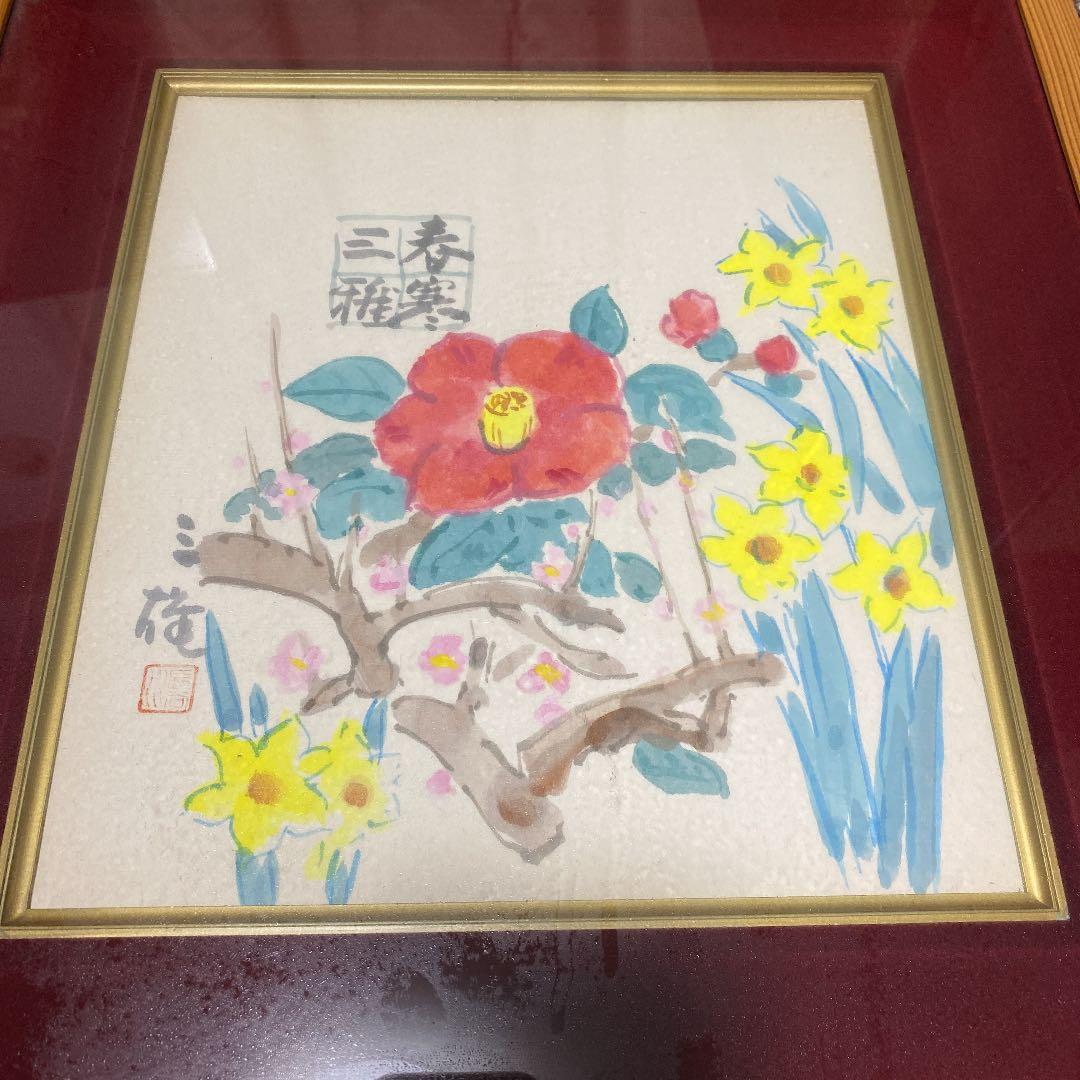 絵画　花　アンティーク調　おしゃれ