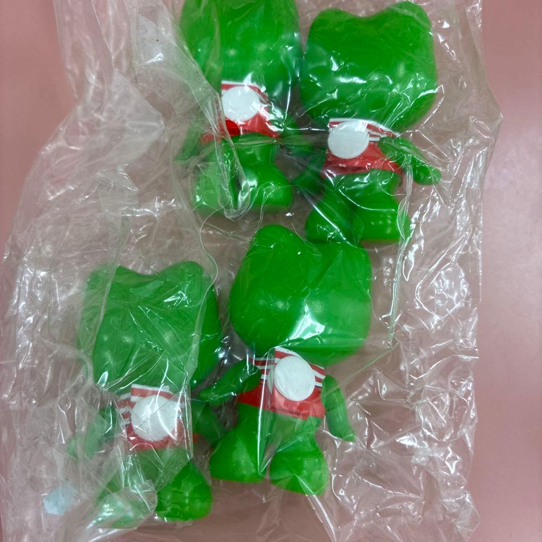 カエルキャラクター ぬいぐるみ 4体セット