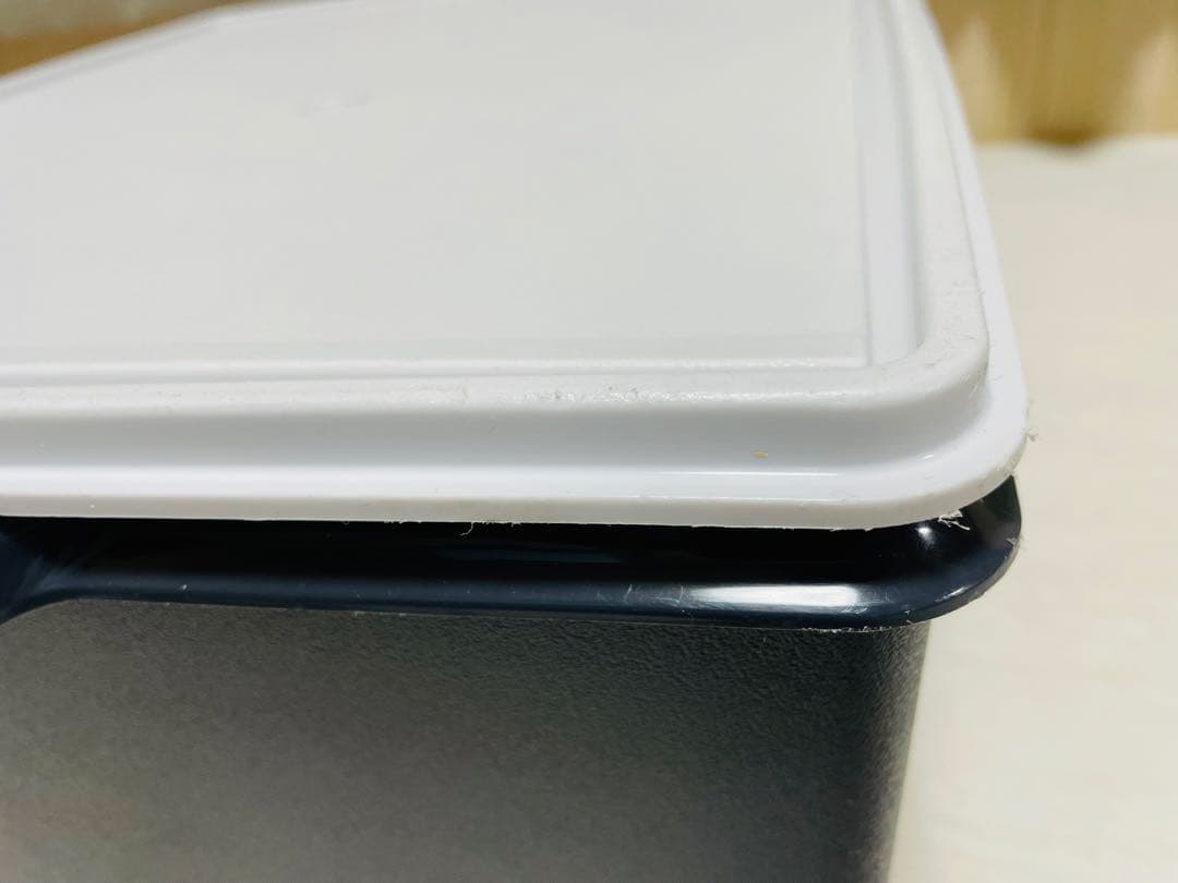 2個セット/ディープ/スーパーケース/タッパーウェア/白×紺/送料込み/②