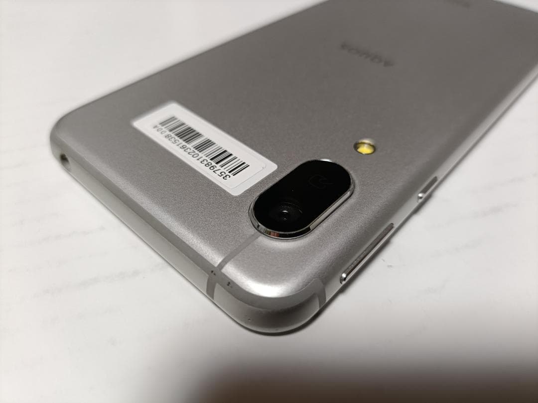☆AQUOS sense3 lite 64GB SH-RM12 シルバーホワイト