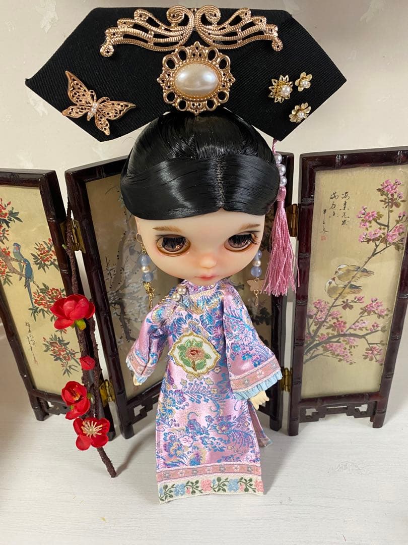ブライス　1/6 アウトフィット　古代中国風〜春藍〜