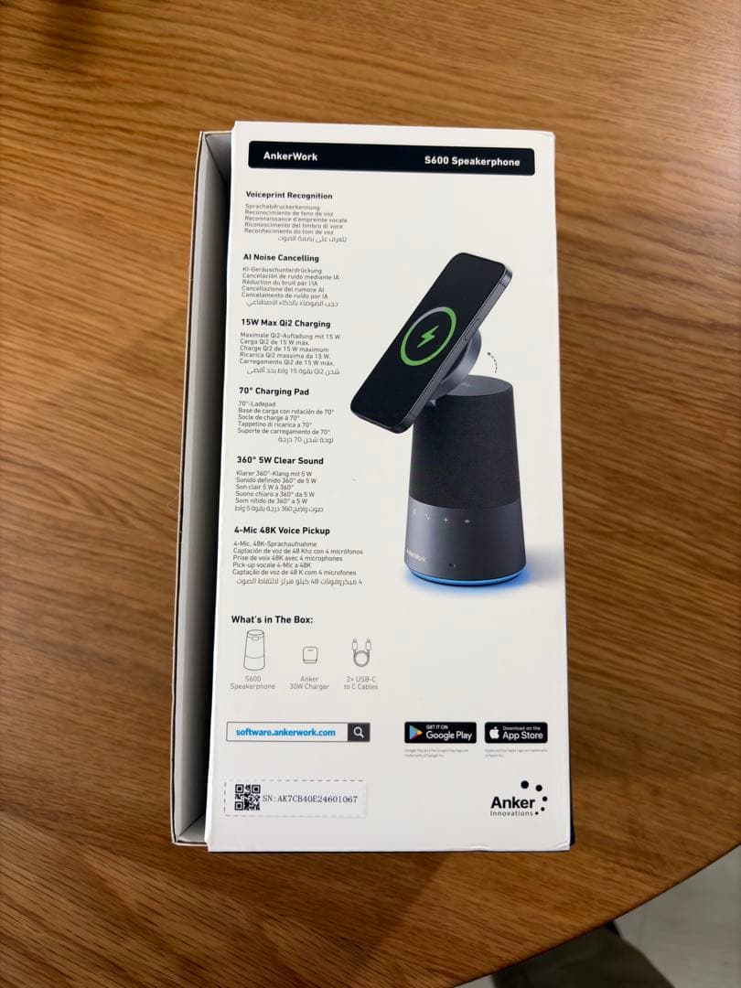 スピーカー・ウーファー AnkerWork S600 Speakerphone