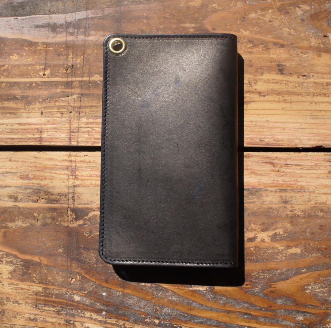 【即納品】トラッカーウォレット ミドル 2層 ブラス ハンドメイド