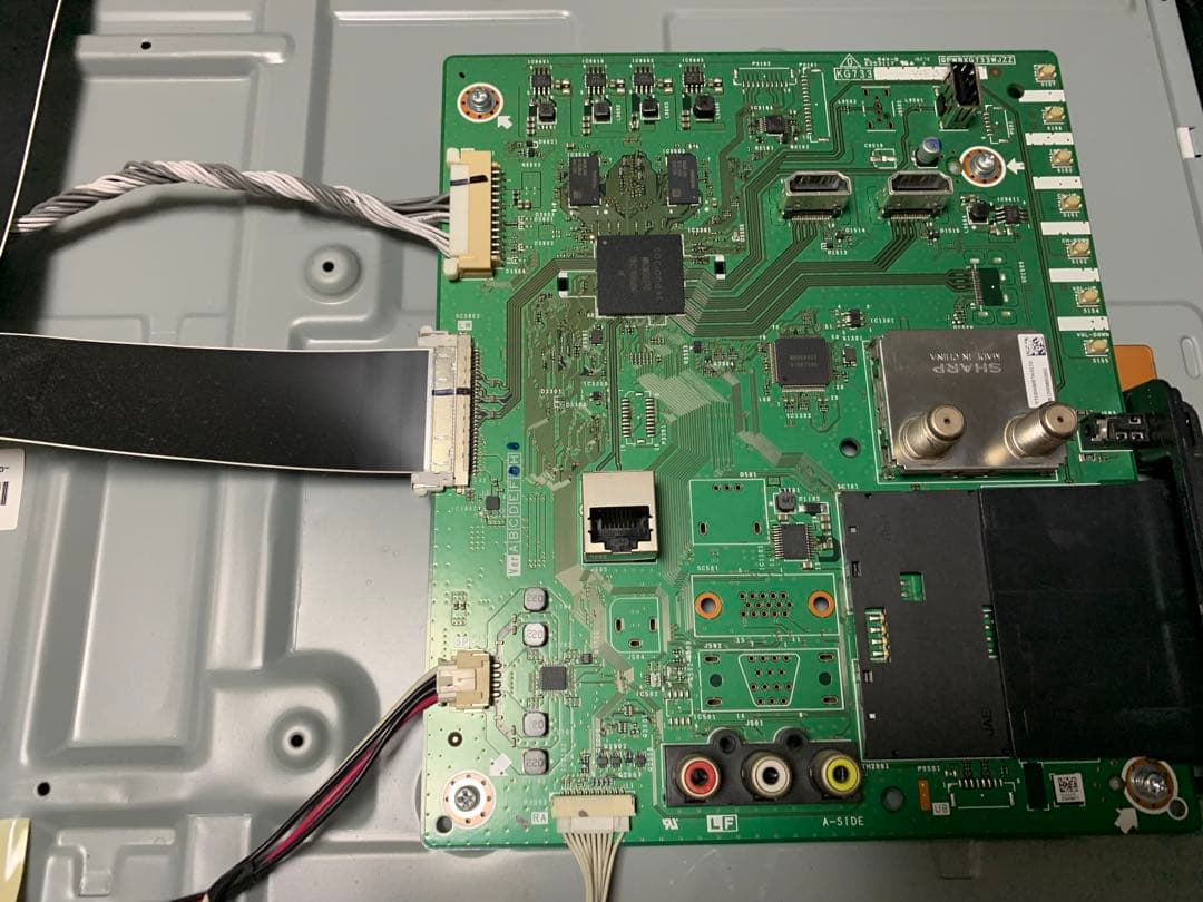 シャープ 32V型 液晶 テレビ AQUOS LC-32S5 基盤セット