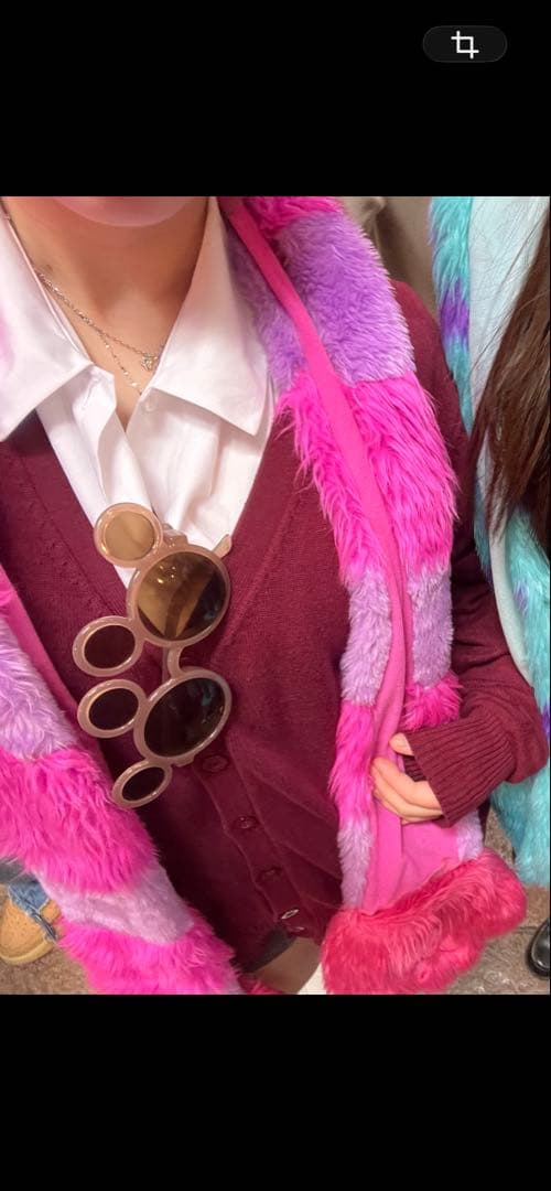 【早い者勝ち‼️】チシャ猫　マフラーキャップ　マフラー　ディズニー