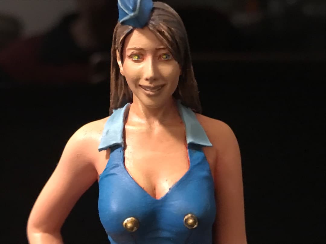 12リアルフィギュアコレクション　ラウンドガール　1/12 完成品　ハセガワ