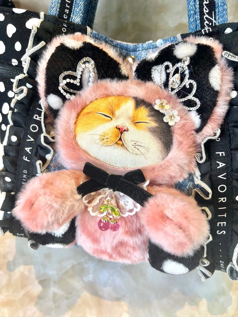 ゆ*ら様 コヤンイサムチョン　ころんと可愛い多機能バッグ　 サイドポケットデニム