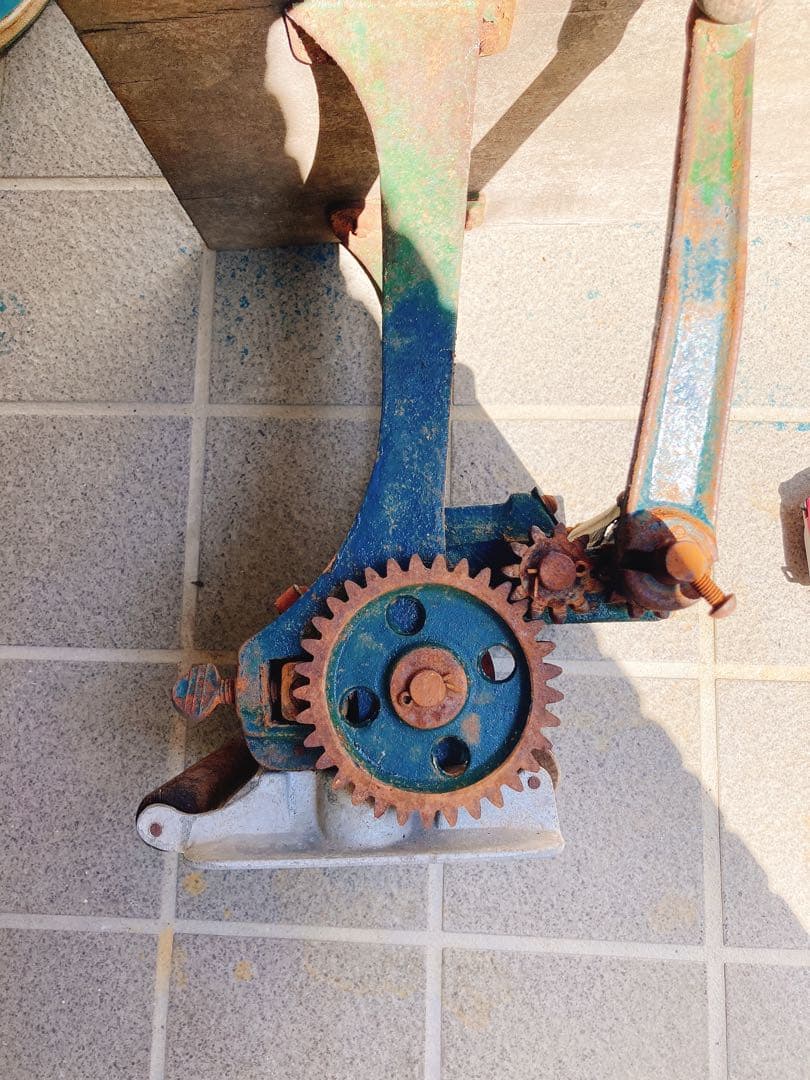 製麺用インテリアオブジェレトロアンティーク小野式B型