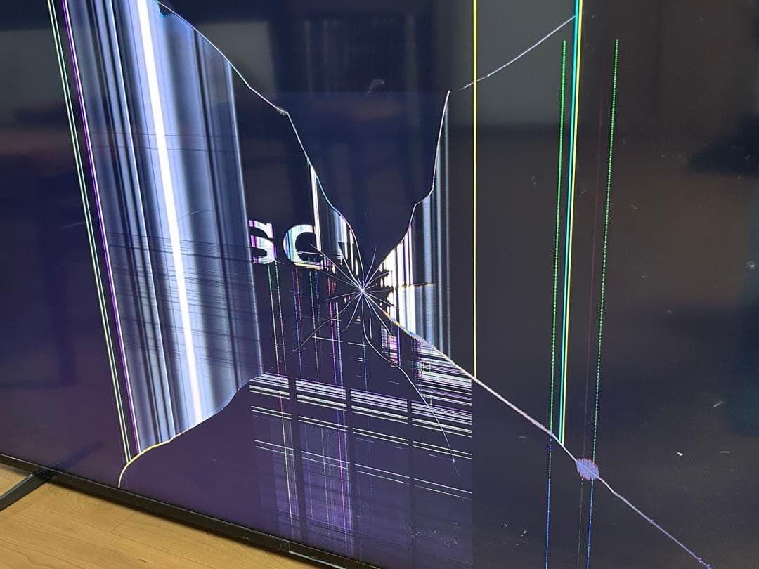SONY ブラビア液晶テレビ 55インチ2022年製液晶割れあり
