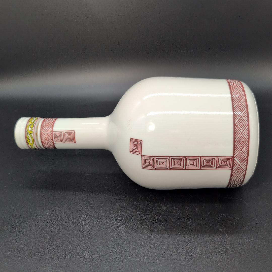 【超希少品】珍しい 古九谷 洋酒瓶　蝶二 蜻蛉図 日展入選陶芸家 造