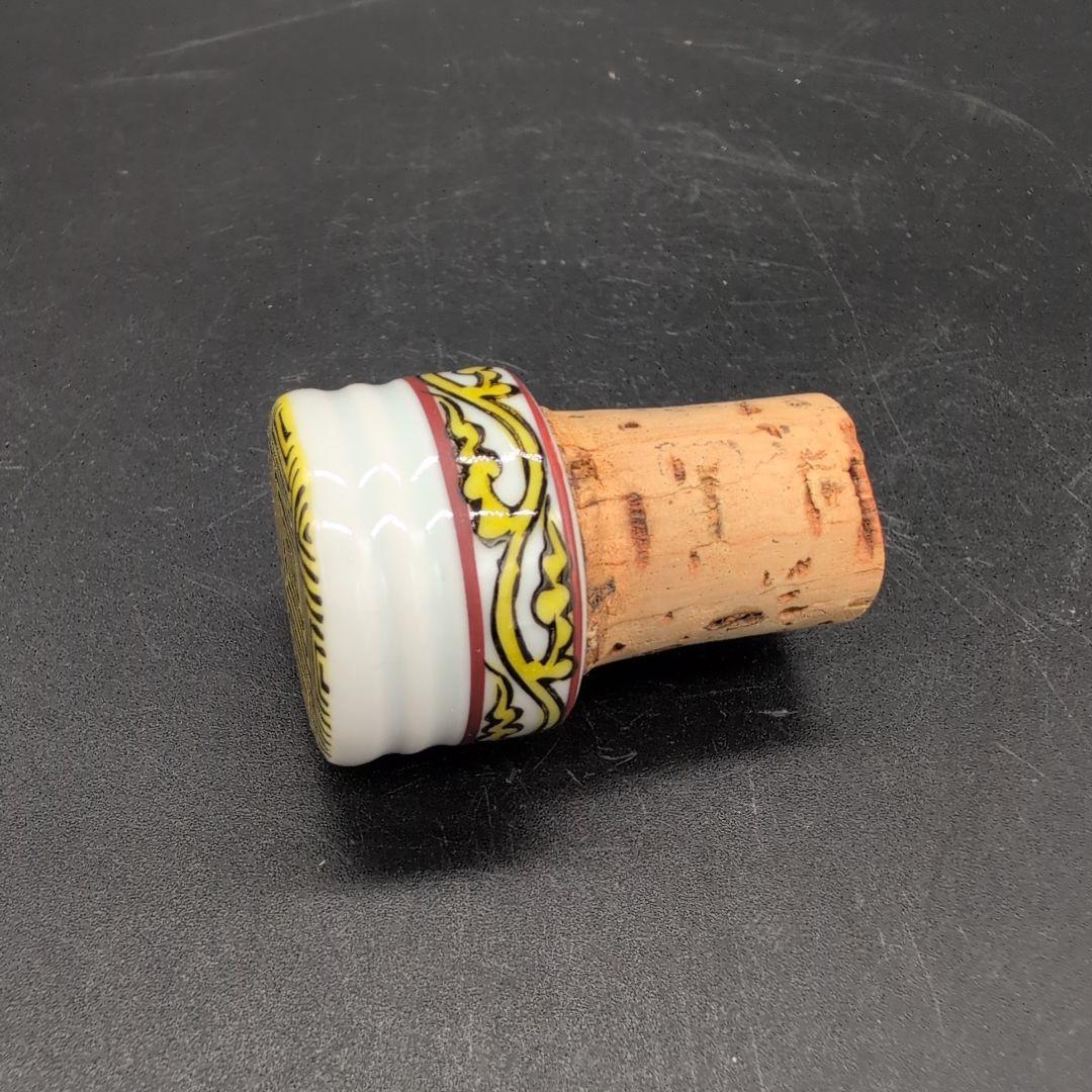 【超希少品】珍しい 古九谷 洋酒瓶　蝶二 蜻蛉図 日展入選陶芸家 造