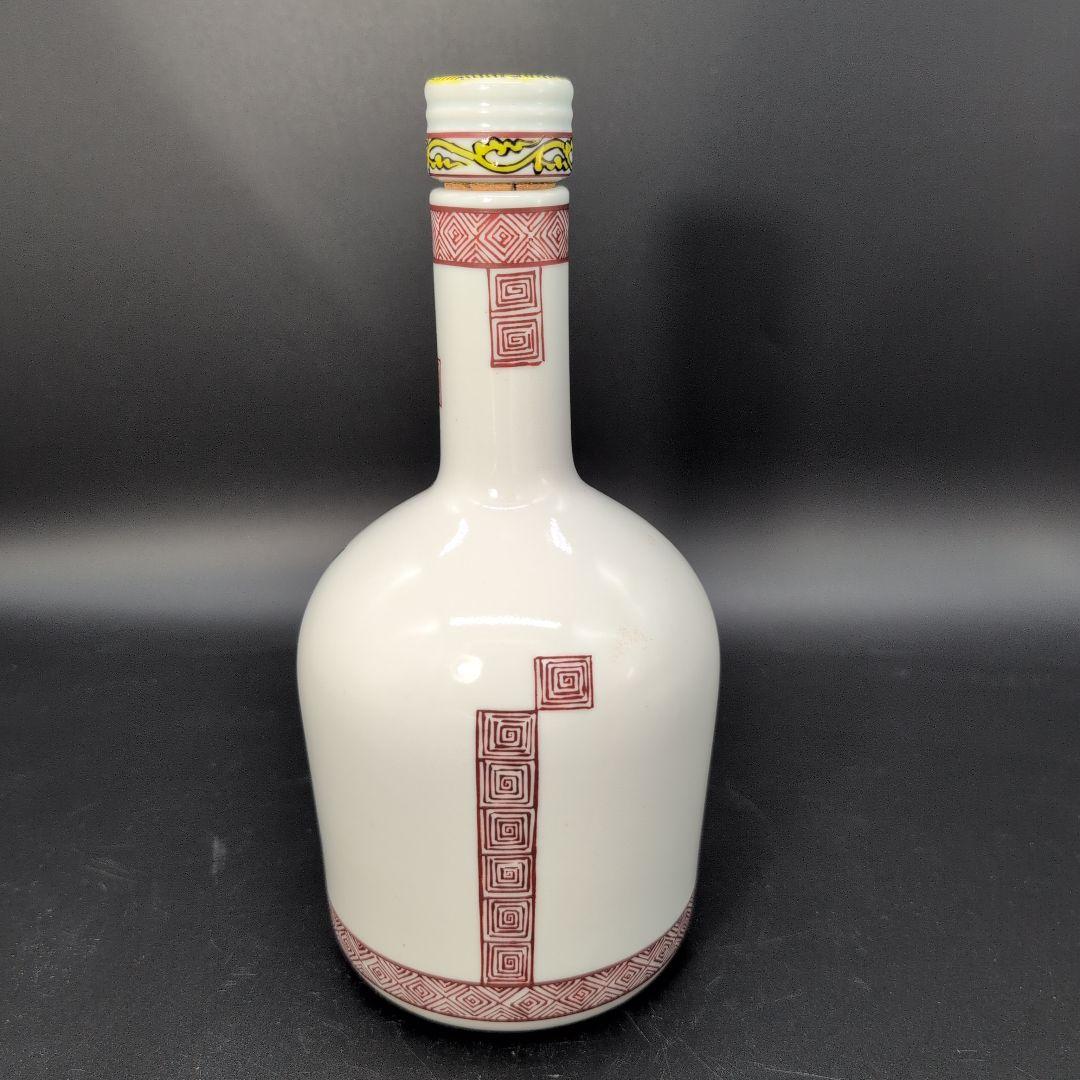 【超希少品】珍しい 古九谷 洋酒瓶　蝶二 蜻蛉図 日展入選陶芸家 造