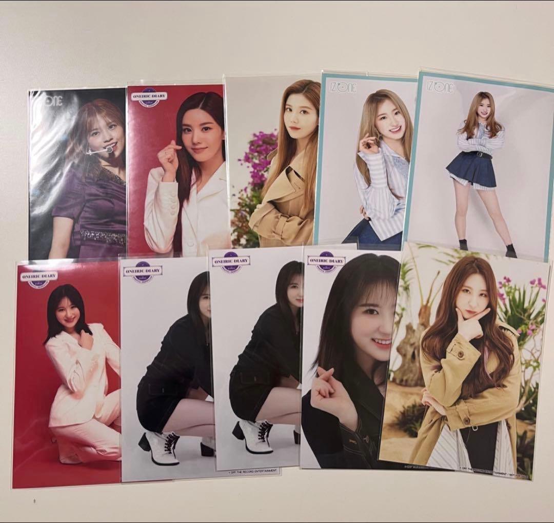 izone アイズワン ユリ チェウォン イェナ ユジン 生写真 トレカ うちわ