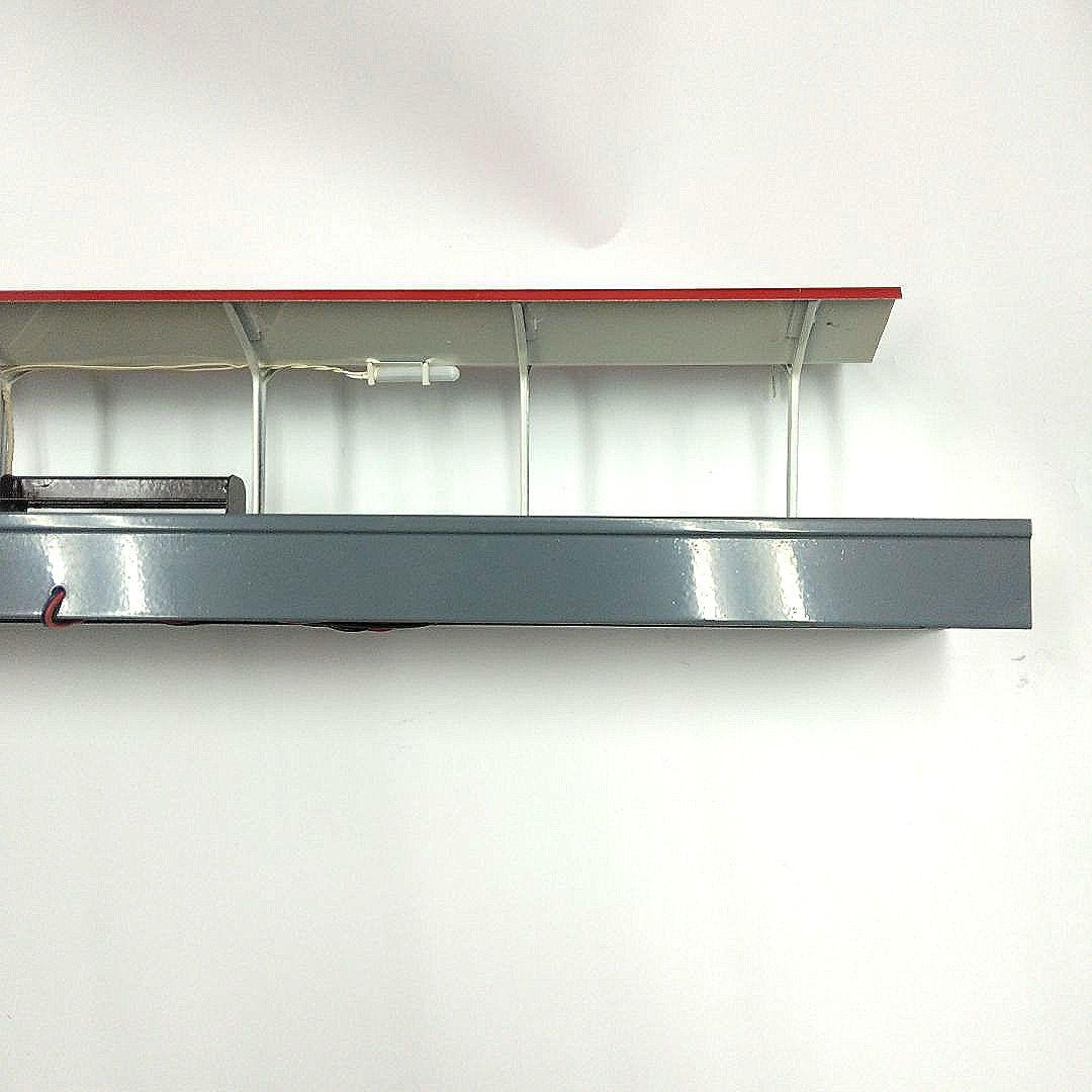 エンドウ　駅ホームNo.1 　鉄道模型情景　照明付き HOゲージ　元箱付　希少品