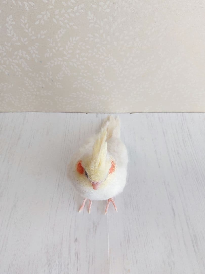 羊毛フェルト　オカメインコ
