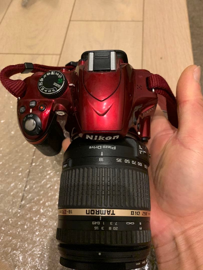 Nikon D3200 レッド デジタル一眼レフカメラ