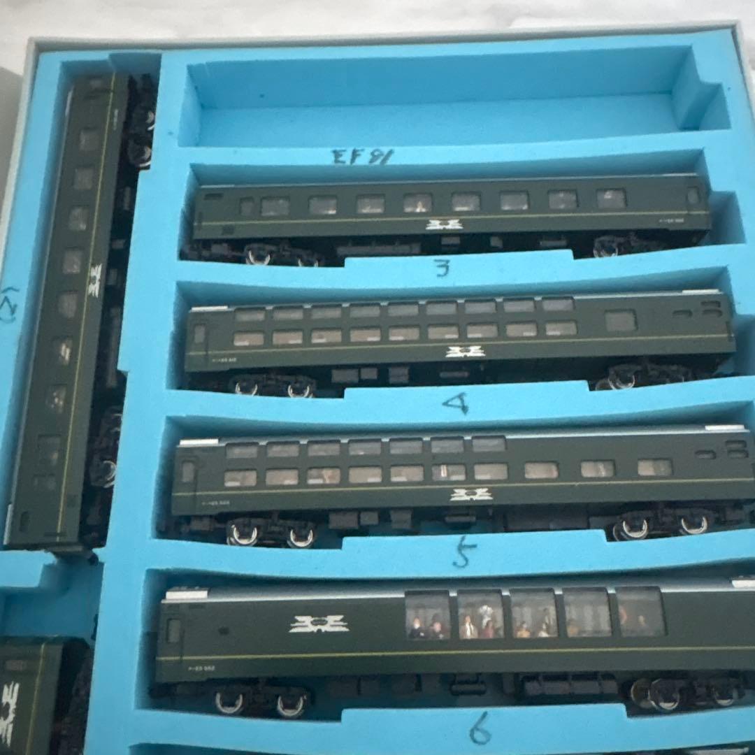 98、EF81 ダークグリーン 9両セット 専用ケース付き