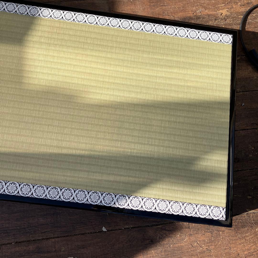 B-2 極美品 高級 畳台 飾り台 黒塗り 金彩 蒔絵 盆栽 雛人形 五月人形