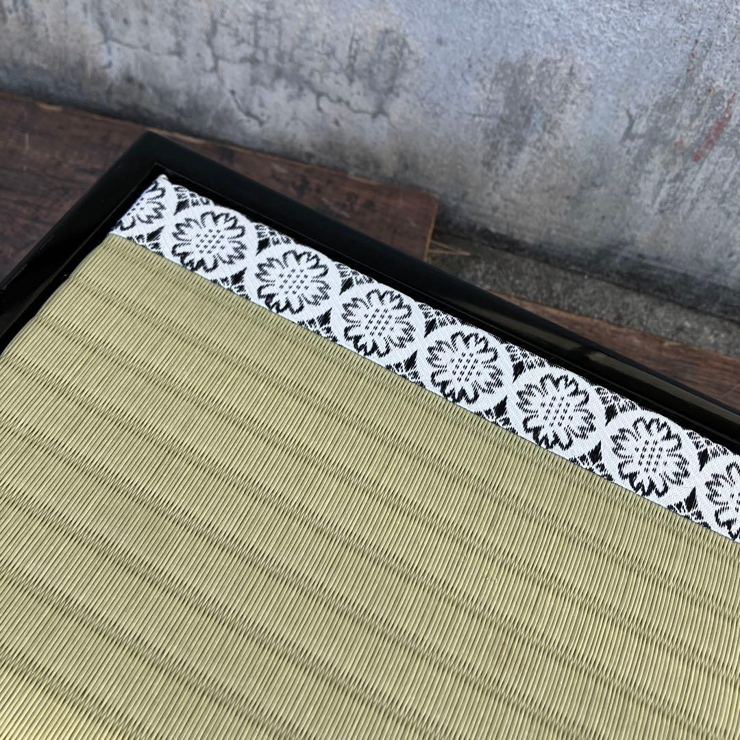 B-2 極美品 高級 畳台 飾り台 黒塗り 金彩 蒔絵 盆栽 雛人形 五月人形