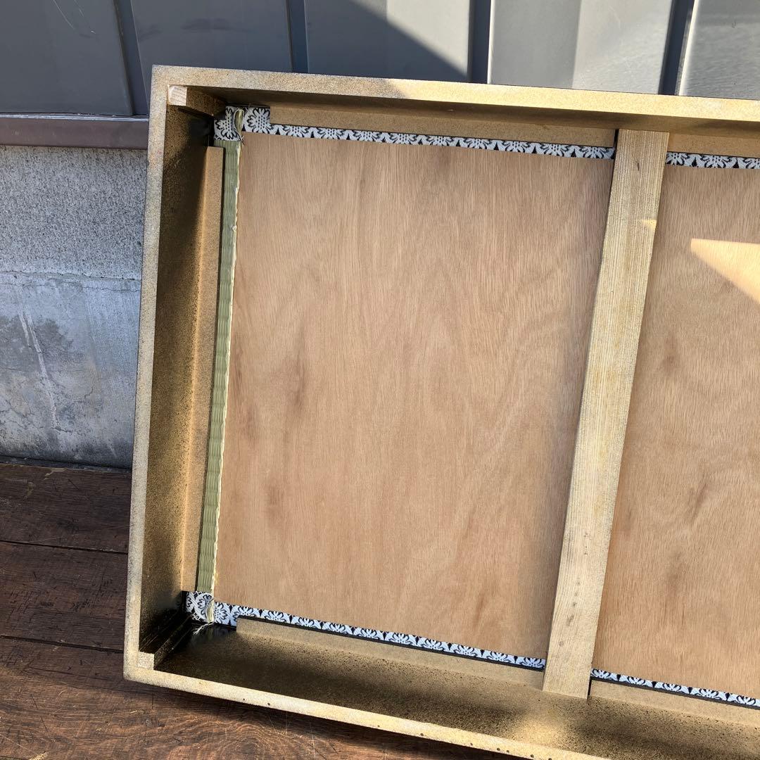 B-2 極美品 高級 畳台 飾り台 黒塗り 金彩 蒔絵 盆栽 雛人形 五月人形