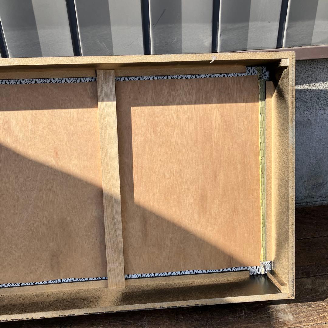 B-2 極美品 高級 畳台 飾り台 黒塗り 金彩 蒔絵 盆栽 雛人形 五月人形