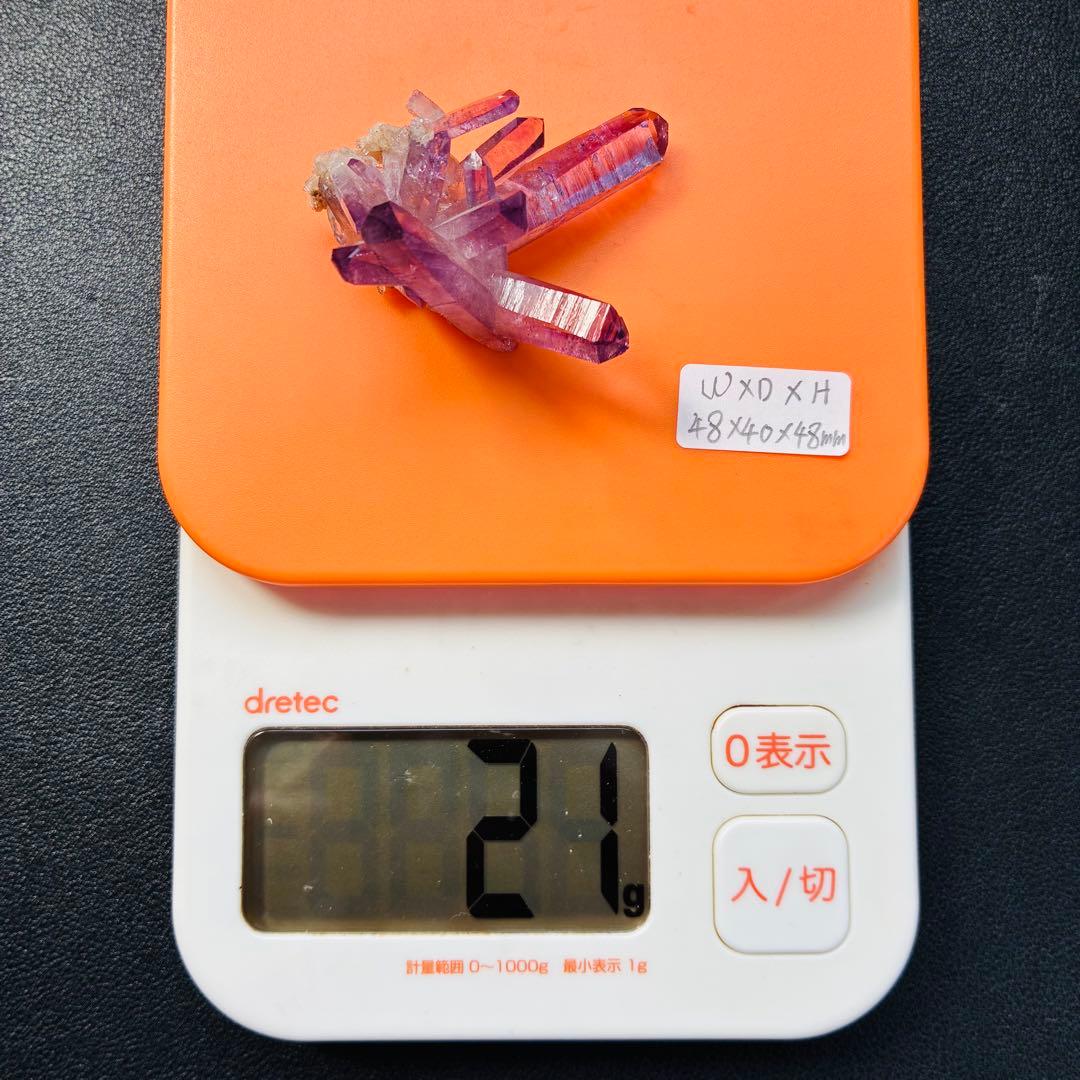 メキシコ産 ベラクルスアメシスト クルーズ水晶 ラベンダーピンク 水晶 原石