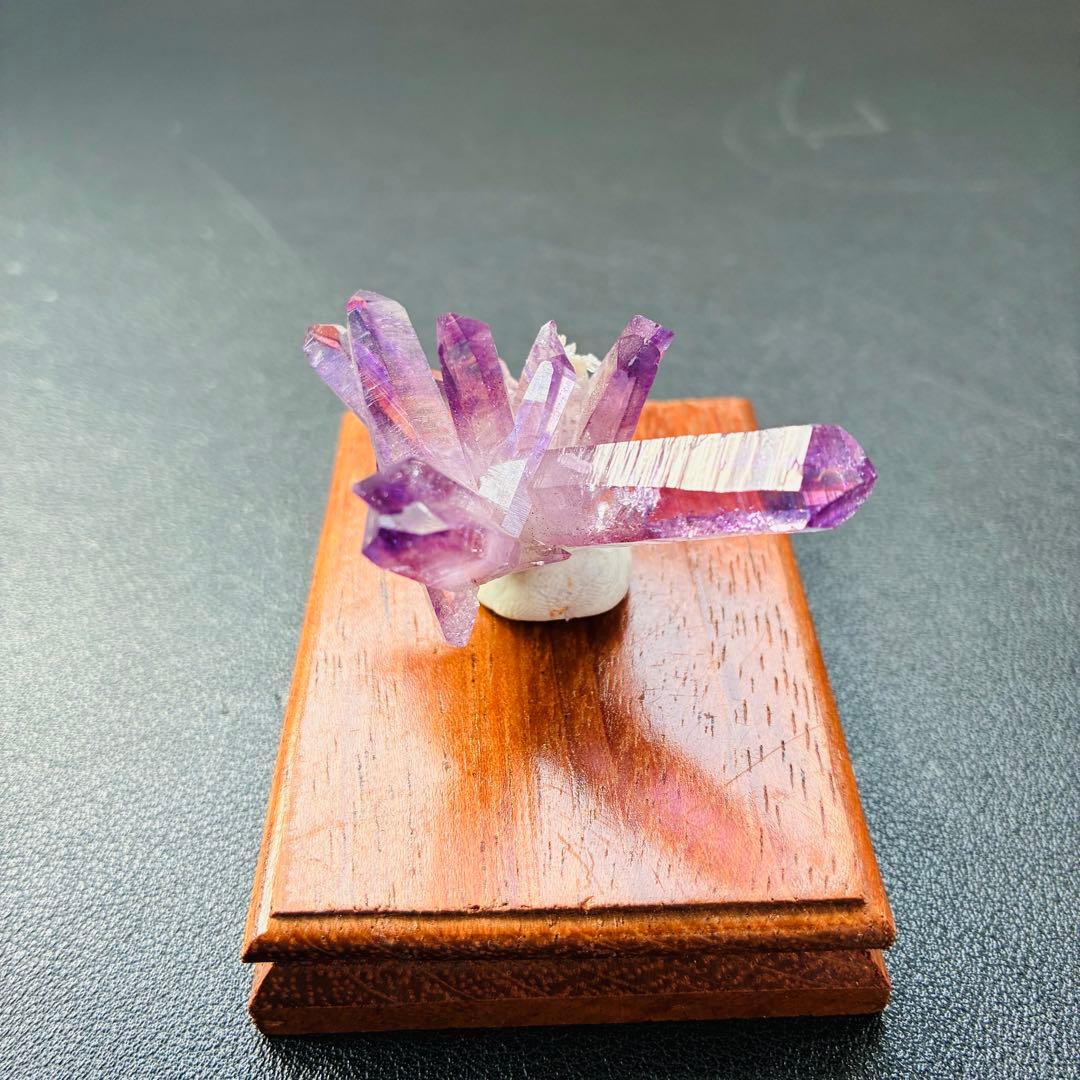 メキシコ産 ベラクルスアメシスト クルーズ水晶 ラベンダーピンク 水晶 原石