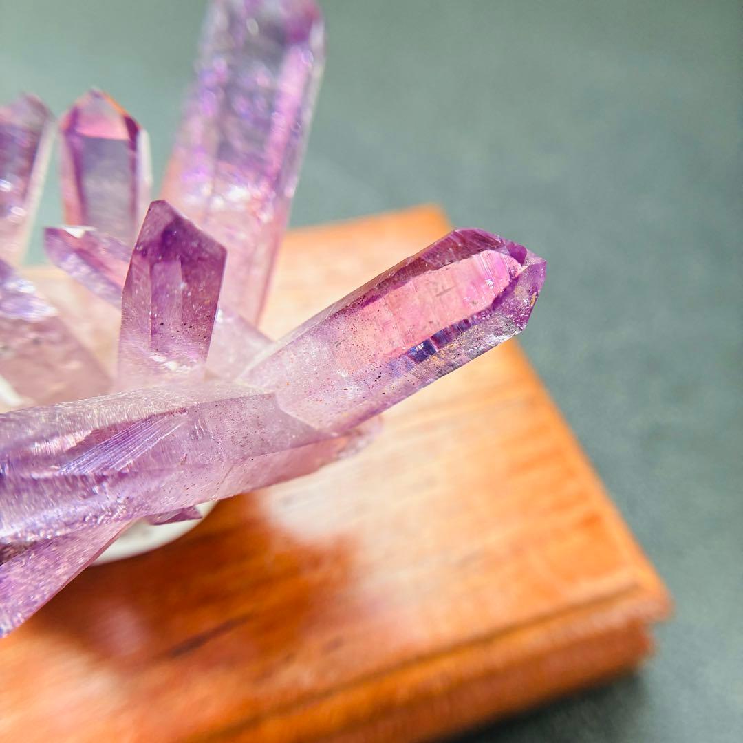 メキシコ産 ベラクルスアメシスト クルーズ水晶 ラベンダーピンク 水晶 原石