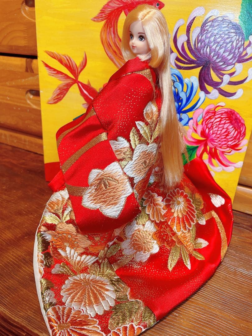 一点物　源氏絵巻風着物