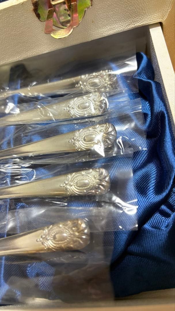 【新品未使用品】5セットシルバー ティータイムセット