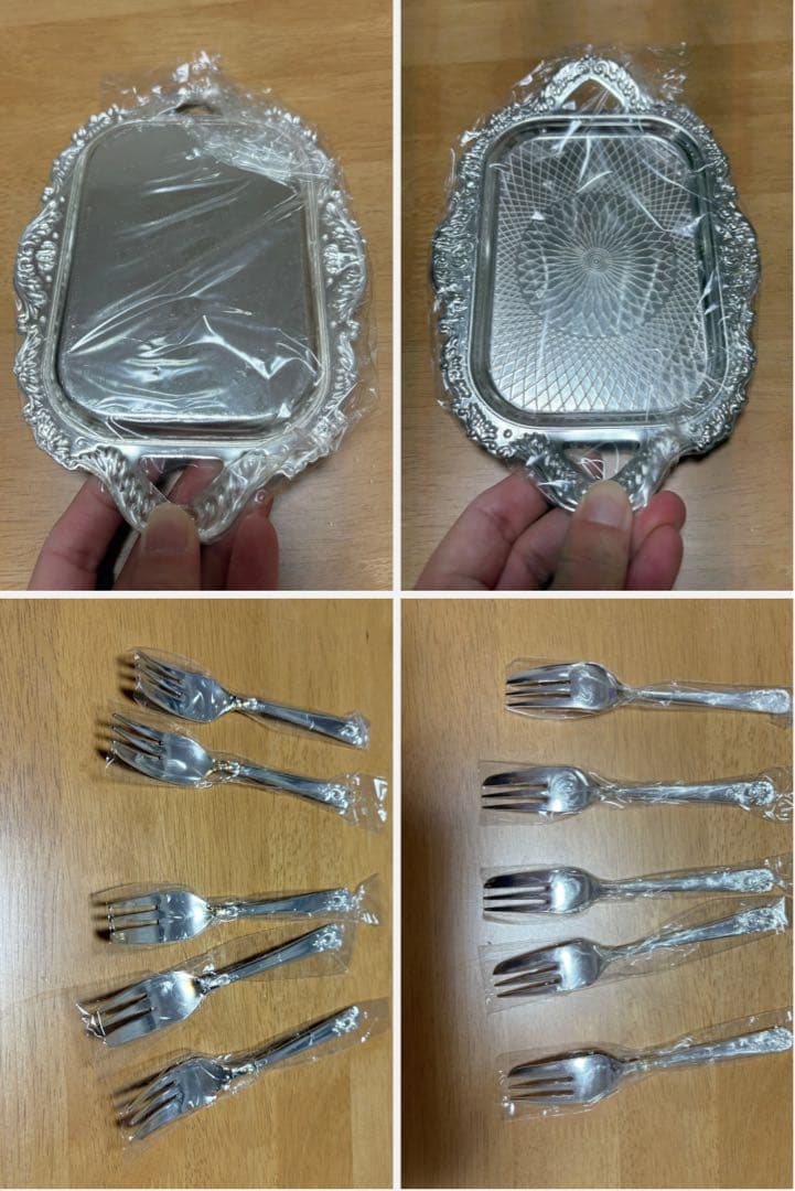 【新品未使用品】5セットシルバー ティータイムセット