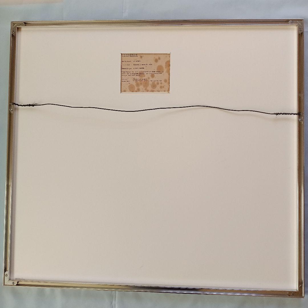 ミッシエル　ドラクロア、タイトル「レガッタ」額入りポスター