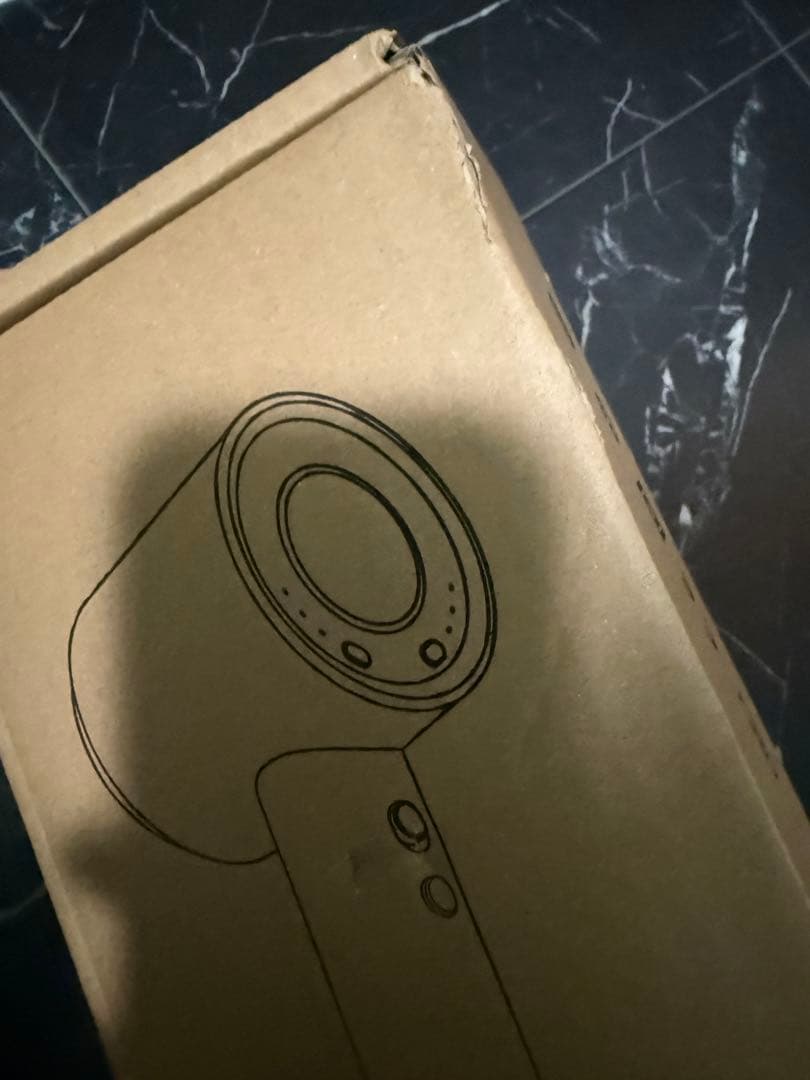 温冷風ワンタッチ切り替えドライヤー　グレー