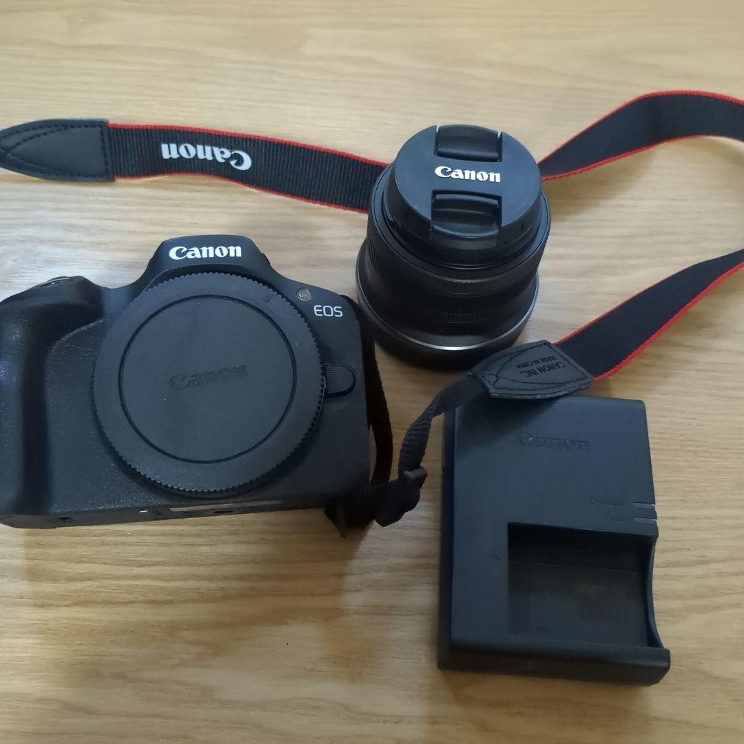 Canon EOS R100一眼カメラ、レンズ、充電器、128GBSDカード