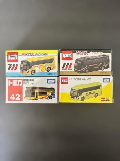 【5台セット】はとバス トミカ・バスコレ セット／タカラトミー・トミーテック