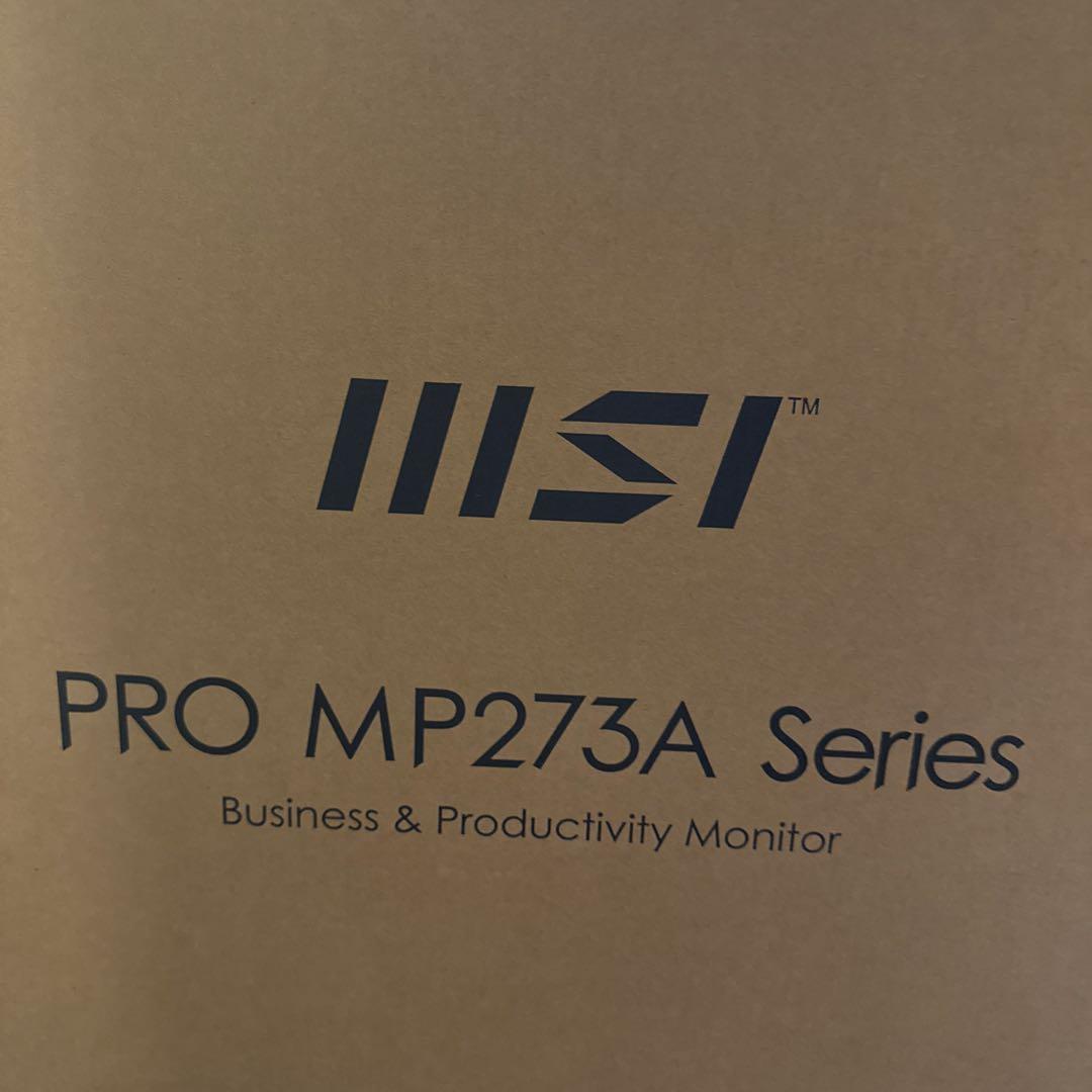 美品　MSI モニター　100Hz 27インチ　PRO MP273A