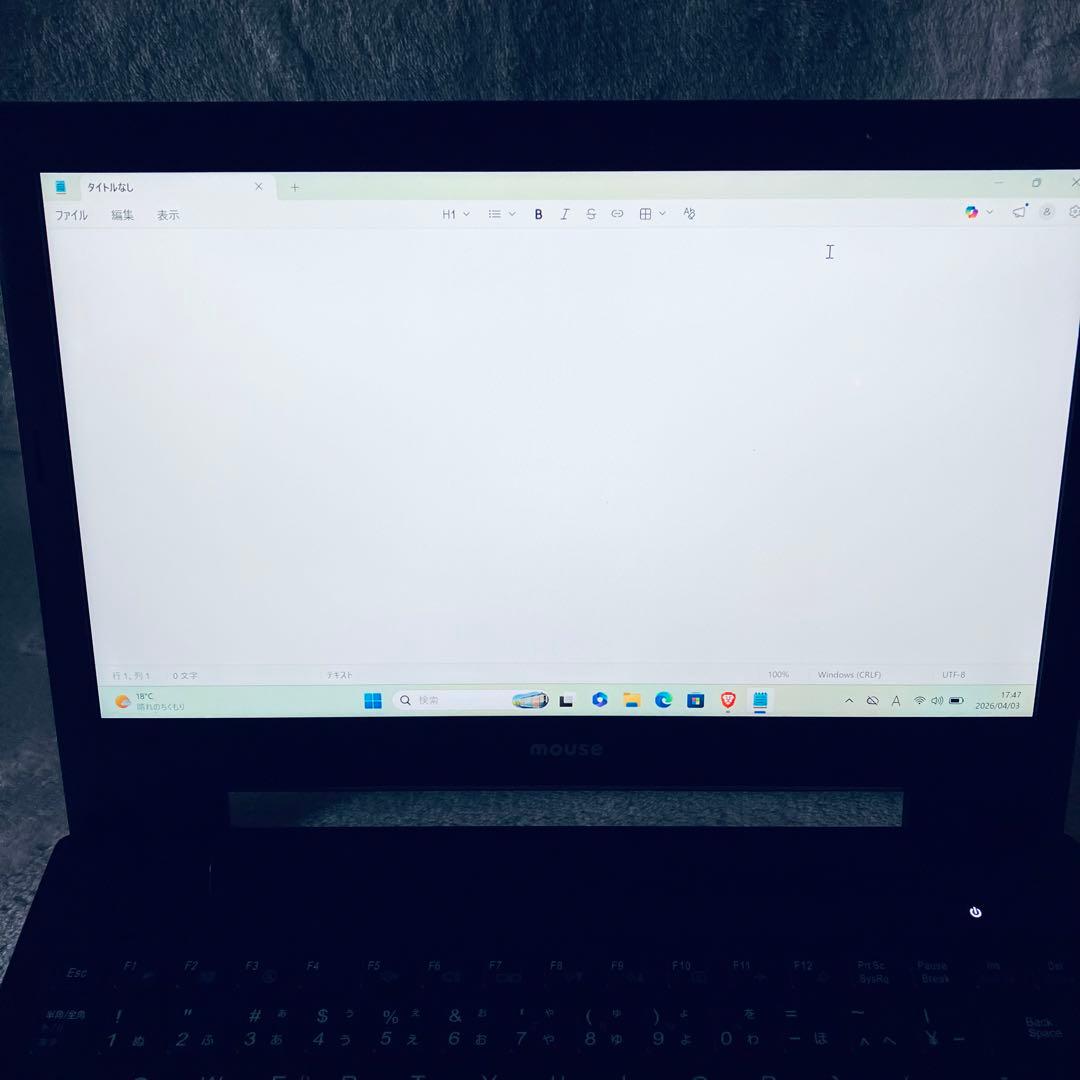 MousePro i5 8世代 メモリ8GB SSD 256GB