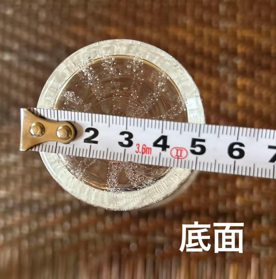 新品◆90 荒川尚也　螺旋状　アワグラス　宙吹きガラスコップ　ペア　晴耕社ガラス