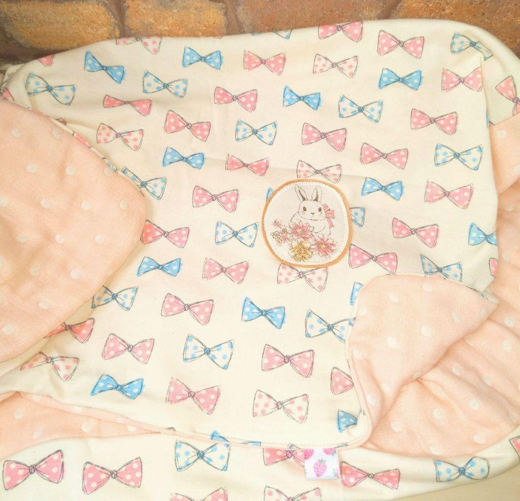 専用♥みかん❤もっちりニット×６重ガーゼ⭐超特大ブランケット♥